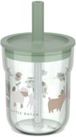 Kinderglas mio 250 ml met rietje little farm Mepal - Mepal - thumbnail