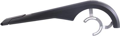 Hesling Kettingscherm velo 42-46t zwart 51 x 10 cm
