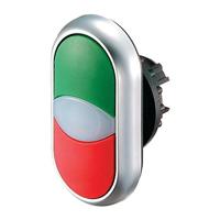 Eaton 216705 dubbele drukknop, lichtmelder, wit/wit/zwart - thumbnail