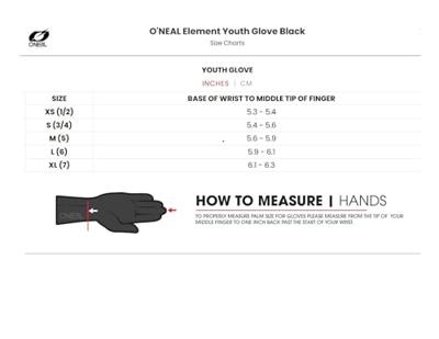 O'Neal element racewear - kid's mtb gloves