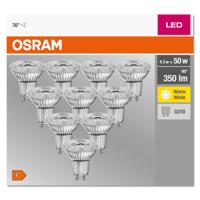 OSRAM HOMELIGHTING 4058075036680 LED-lamp Energielabel F (A - G) GU10 Reflector 4.3 W = 50 W Warmwit (Ø x h) 50 mm x 54 mm Niet dimbaar 10 stuk(s) - thumbnail