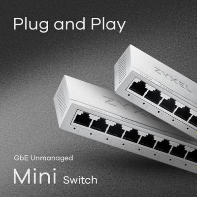 ZyXEL GS-105B v5 Netwerk switch 5 poorten 2000 MBit/s