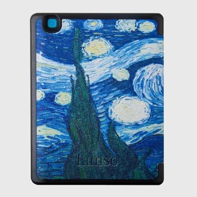 Lunso Kobo Aura Edition 2 hoes (6 inch) - sleepcover - Van Gogh Sterrennacht