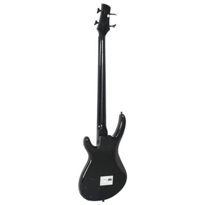 Basgitaar voor beginners elektrisch met tas 4/4 46" zwart