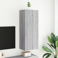 Tv-wandmeubel 40,5x30x102 cm bewerkt hout grijs sonoma - thumbnail
