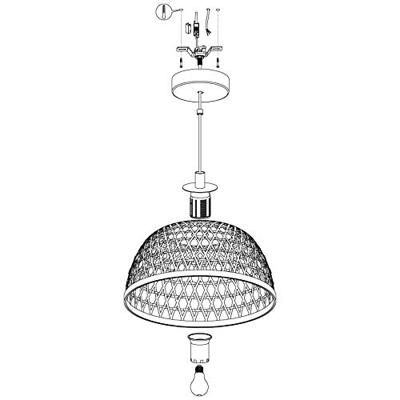 Eglo HanglampClaverdon Ø 37cm - 43253