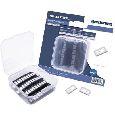 Barthelme SMD-LED-set 5730 Rood 500 mcd 120 ° 55 mA 2 V 100 stuk(s) Bulk Barthelme SMD-LED-set 5730 Rood 500 mcd 120 ° 55 mA 2 V 100 stuk(s) Bulk