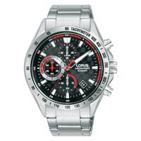 Lorus RM309JX9 Horloge Chronograaf zilverkleurig-zwart 43,5 mm - thumbnail