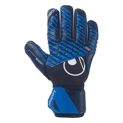 Uhlsport FM Aquasoft HN Keepershandschoenen Donkerblauw Blauw Wit Uhlsport FM Aquasoft HN Keepershandschoenen Donkerblauw Blauw Wit