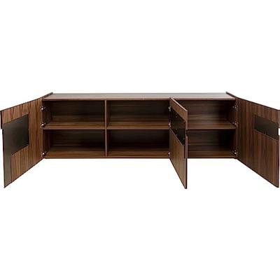Kare Design Bravo Dressoir 3-Deurs - Walnoot
