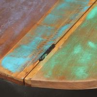 Salontafel 53x43 cm massief gerecycled hout - thumbnail