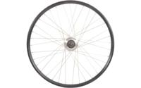 Achterwiel 28" / 622 x 19C met Shimano Nexus 7 naaf voor rollerbrake - zwarte geslepen velg met RVS spaken - thumbnail