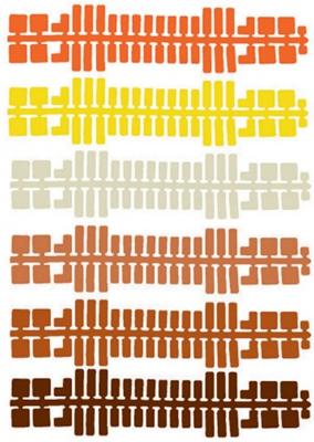 Ministeck kleurenstrips, 9st.