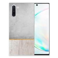Samsung Galaxy Note 10 | Bumper Hoesje | Wood Concrete - thumbnail