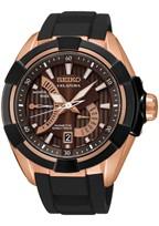 Horlogeband Armani Exchange AX2196 Leder/Textiel Bruin 22mm