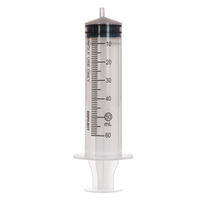 Wegwerpspuit 3-delig Luer 50ml