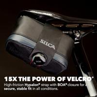 SILCA zadeltas "mattone grande" saddle bag mattone grande black/red - thumbnail