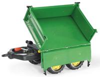 Rolly Toys 122004 RollyMega Trailer John Deere Groen - thumbnail