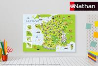 RAVENSBURGER Puzzle 100 p - Kaart van Frankrijk - thumbnail