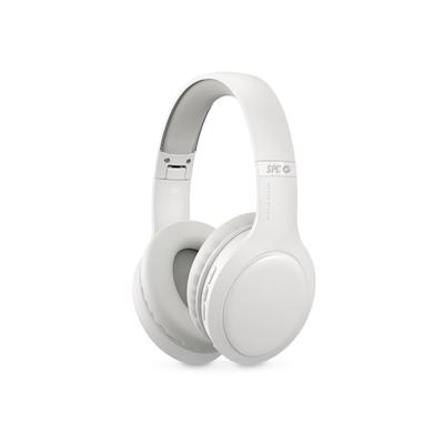 SPC Heron Studio Bluetooth-hoofdtelefoon, over-ear met 30 uur batterijduur, twee gelijktijdige verbindingen, geïntegreerde microfoon, AUX-in-ingang en opvouwbaar, kleur wit