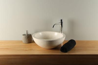 Waschschale Terrazzo Rundwaschschale Ø 40 cm TZS 005S