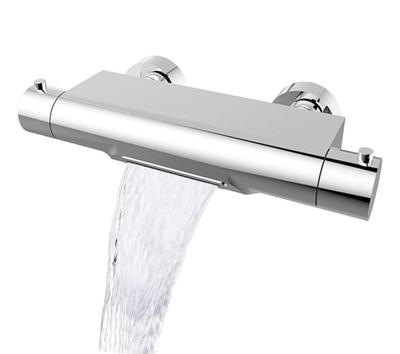 Wiesbaden Badkraan Style Waterval Thermostatisch 1/2 inch Chroom