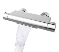 Wiesbaden Badkraan Style Waterval Thermostatisch 1/2 inch Chroom - thumbnail