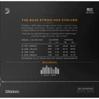 D'Addario NYXLS50105 Nickel Wound Medium 50-105 Double Ball End snaren voor headless basgitaar - thumbnail