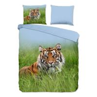 Good Morning Dekbedovertrek "tijger" - Multi - (200x200/220 cm) - Katoen - thumbnail