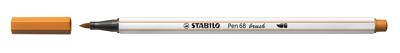 Stabilo pen 68 brush 89 - donker oker