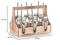 Zeller Present Drinkglazen Glas Transparant 19747 - thumbnail