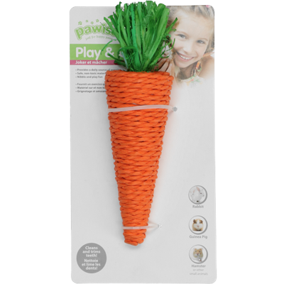 Pawise LW nibblers-corn husk chews-carrot