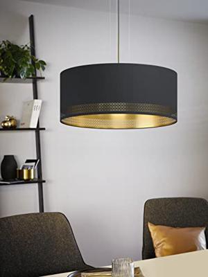 Eglo Zwarte hanglampEsteperra Ø 53cm - 99274