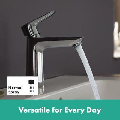 Hansgrohe Talis Es wastafelkraan 110 met push open garnituur chroom 71711000 - thumbnail
