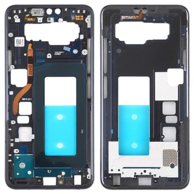 Front behuizing LCD-omlijsting plaat voor LG V40 ThinQ (zwart)