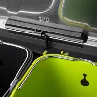 EKO pedaalemmer ecocasa 3x15 l matzilverkleurig - thumbnail