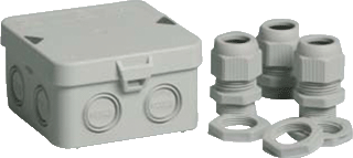 Enzo Attema Kabeldoos Attema AK1 + 3 wartels M25 IP65 - 4034022