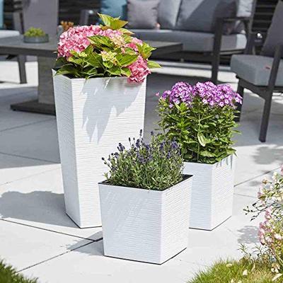 Siena Garden 593_05 Plantcontainer Kunststof Wit