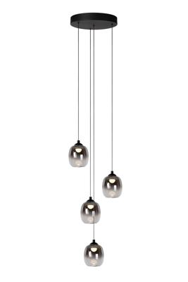 Lucide TAMINO - Hanglamp - Ø 36 cm - LED Dimb. - 4x5,2W 3000K - Zwart Lucide TAMINO - Hanglamp - Ø 36 cm - LED Dimb. - 4x5,2W 3000K - Zwart