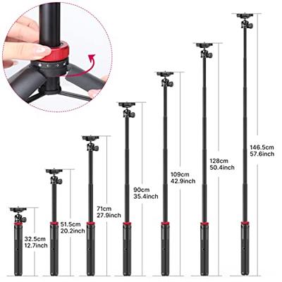 Ulanzi MT-44 Selfie stick Statief voor telefoon en camera - 146cm - thumbnail