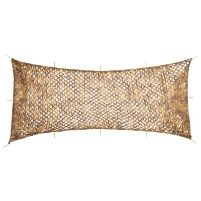 Camouflagenet met opbergzak 844x429 cm zandkleurig