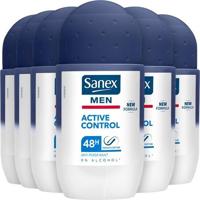 Sanex Sanex Deo Roll-on Men - Dermo Active Control 50 ml. 6 x Voordeelpak - thumbnail
