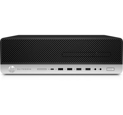HP EliteDesk 800 G3 SFF DDR4-SDRAM i7-7700 Zevende generatie Intel® Core™ i7 8 GB 256 GB SSD Windows 10 Pro PC Zwart, Zilver