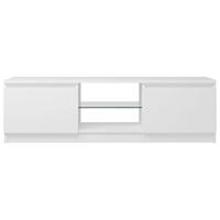 Tv-meubel met LED-verlichting 120x30x35,5 cm wit - thumbnail