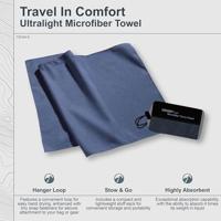 Cocoon Towel Ultralight Reishanddoek Fjord Blue - thumbnail