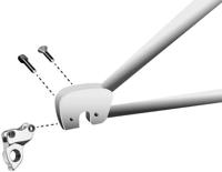 Union derailleurpad gh-160 cannondale met schroefset - thumbnail