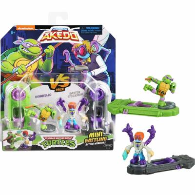 Donatello vs Baxter Stockman-figuren - Akedo - Moose Toys