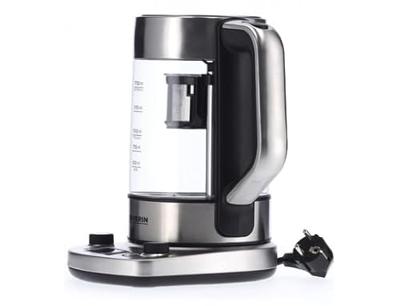 Severin 3422 Waterkoker Snoerloos, Oververhittingsbeveiliging Aantal/Volume: 1.7 l RVS (geborsteld)