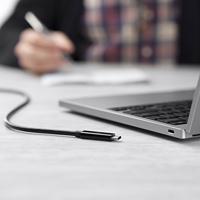 Belkin 1 m 3.1 USB-C mannelijke naar USB-C mannelijke kabel (10 Gbps, 4k, 100 W/5 A PD, USB-IF gecertificeerd, compatibel met MacBook, MacBook Pro) - zwart - thumbnail