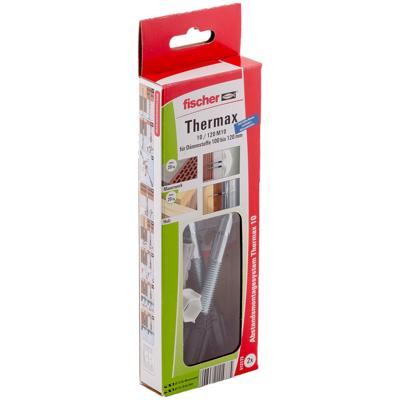 Fischer 512173 TherMax 10/120 M10 Afstand montagesysteem 180 mm 22 mm 2 stuk(s) Fischer 512173 TherMax 10/120 M10 Afstand montagesysteem 180 mm 22 mm 2 stuk(s)